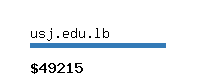 usj.edu.lb Website value calculator