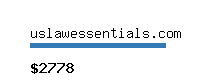 uslawessentials.com Website value calculator