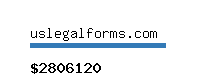 uslegalforms.com Website value calculator