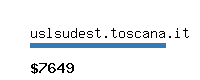 uslsudest.toscana.it Website value calculator