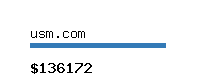 usm.com Website value calculator