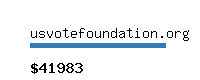 usvotefoundation.org Website value calculator