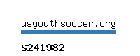 usyouthsoccer.org Website value calculator