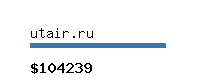 utair.ru Website value calculator