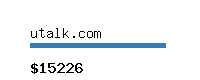 utalk.com Website value calculator