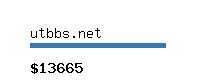 utbbs.net Website value calculator