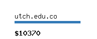 utch.edu.co Website value calculator