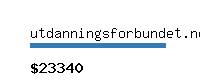 utdanningsforbundet.no Website value calculator