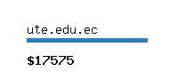 ute.edu.ec Website value calculator