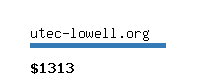 utec-lowell.org Website value calculator