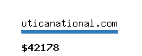 uticanational.com Website value calculator