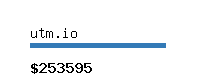utm.io Website value calculator