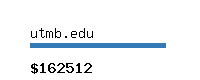 utmb.edu Website value calculator