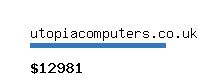 utopiacomputers.co.uk Website value calculator