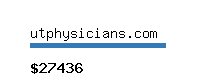 utphysicians.com Website value calculator