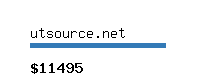 utsource.net Website value calculator