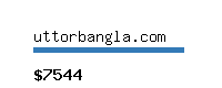 uttorbangla.com Website value calculator