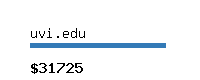 uvi.edu Website value calculator