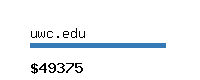 uwc.edu Website value calculator