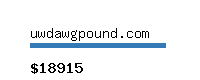 uwdawgpound.com Website value calculator