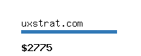uxstrat.com Website value calculator