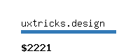 uxtricks.design Website value calculator