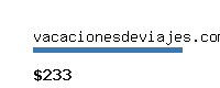 vacacionesdeviajes.com Website value calculator