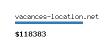 vacances-location.net Website value calculator