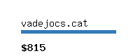 vadejocs.cat Website value calculator