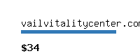 vailvitalitycenter.com Website value calculator