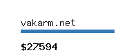 vakarm.net Website value calculator