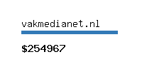 vakmedianet.nl Website value calculator