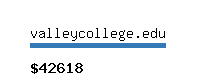 valleycollege.edu Website value calculator