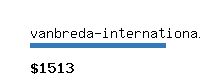 vanbreda-international.com Website value calculator