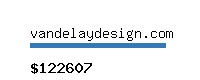 vandelaydesign.com Website value calculator