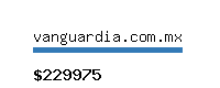 vanguardia.com.mx Website value calculator