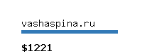 vashaspina.ru Website value calculator