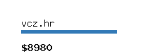 vcz.hr Website value calculator