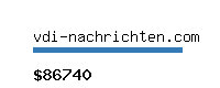 vdi-nachrichten.com Website value calculator