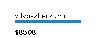 vdvbezheck.ru Website value calculator