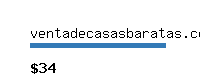 ventadecasasbaratas.com Website value calculator