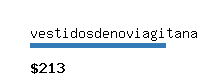 vestidosdenoviagitana.com Website value calculator