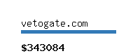 vetogate.com Website value calculator