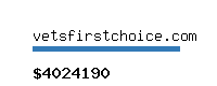 vetsfirstchoice.com Website value calculator
