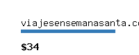 viajesensemanasanta.com Website value calculator