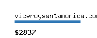 viceroysantamonica.com Website value calculator