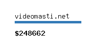 videomasti.net Website value calculator