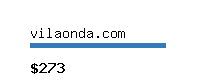 vilaonda.com Website value calculator