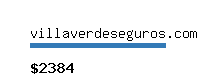 villaverdeseguros.com Website value calculator