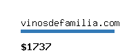 vinosdefamilia.com Website value calculator